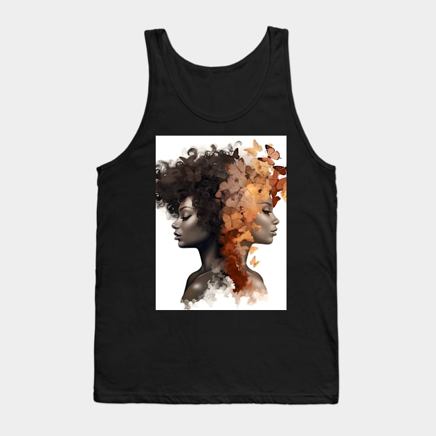 Metamorphosis Illustrate Two Face Tank Top by Eddieshope